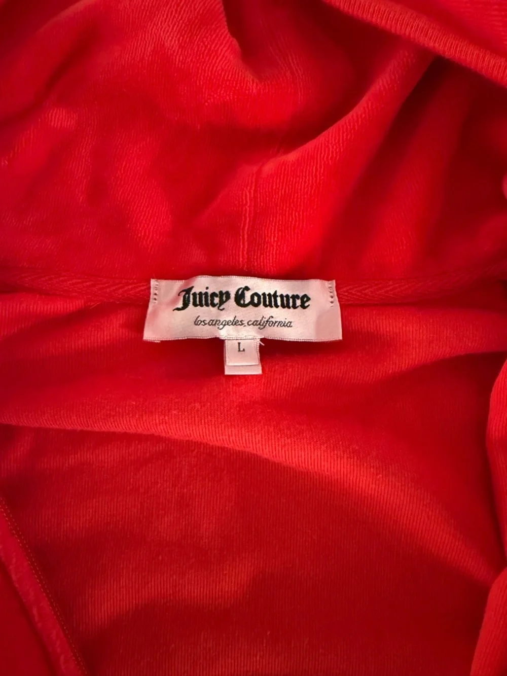 Juicy Couture Rhinestone Tracksuit Women's Large Red - Picture 4 of 13